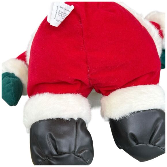 Vintage 1997 Fiesta Santa Plush 14" Happy Holidays Crowleys Stuffed Animal - Picture 14 of 14